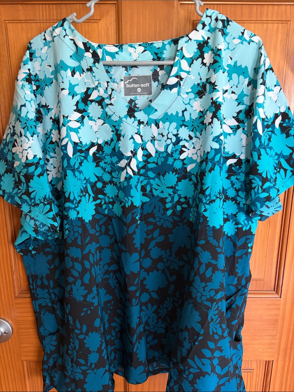 Butter-soft scrub top